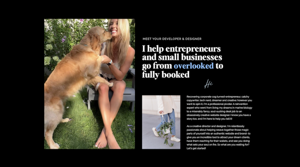 how do you structure a sales page